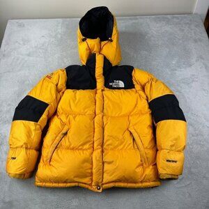 VTG The North Face 700 Down Fill Yellow Down Puffer Kids Size XL